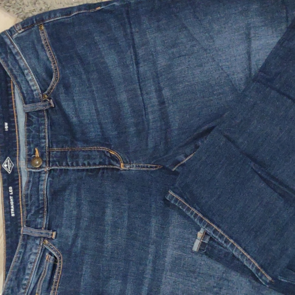 St John's Bay 16w straight leg jeans